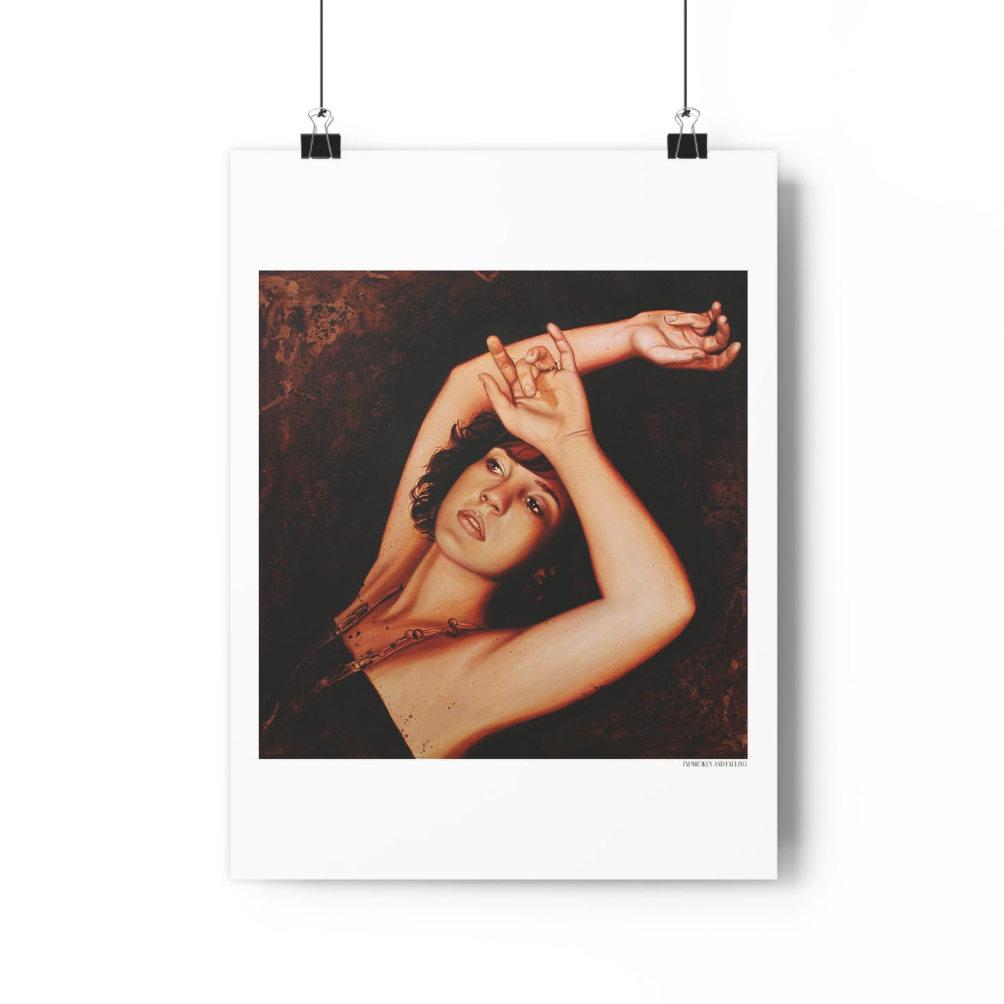 "I'm Broken and Falling" Giclée Art Print by Takenya Rosetta