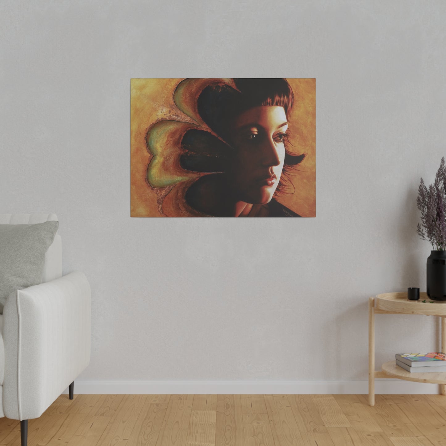"To Ourselves Daily" - Original Painting by Takenya Rosetta, Stretched Canvas