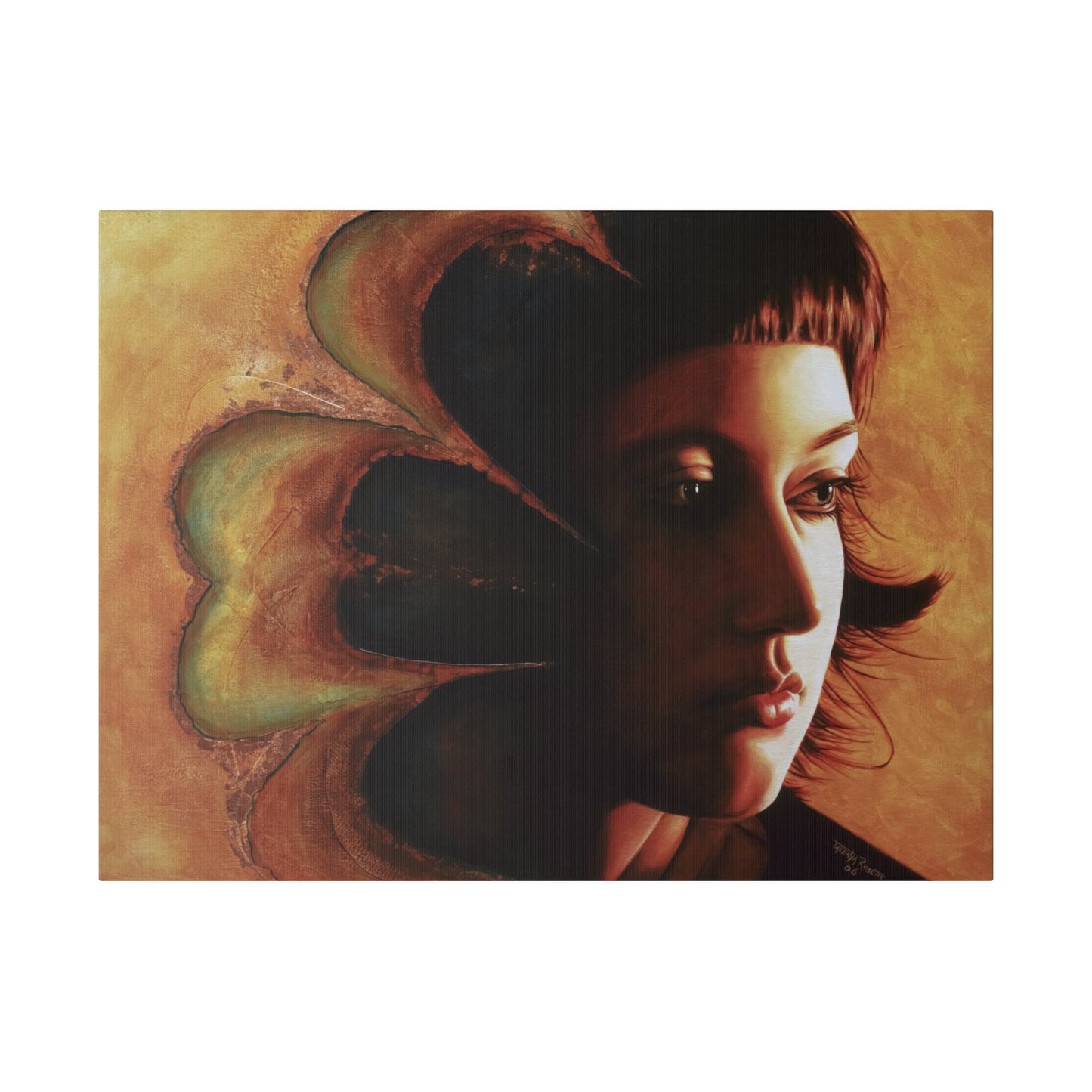 "To Ourselves Daily" - Original Painting by Takenya Rosetta, Stretched Canvas