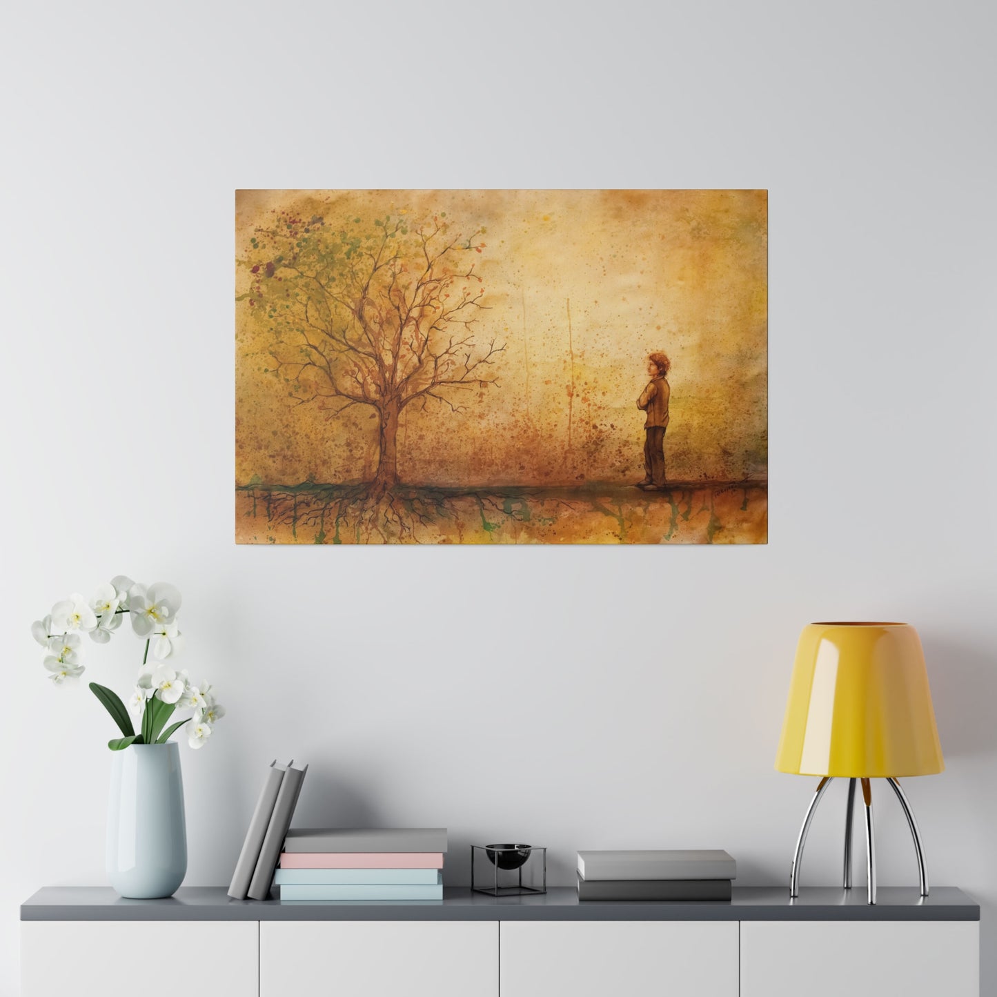 "Predestined" - Original Painting by Takenya Rosetta, Stretched Canvas