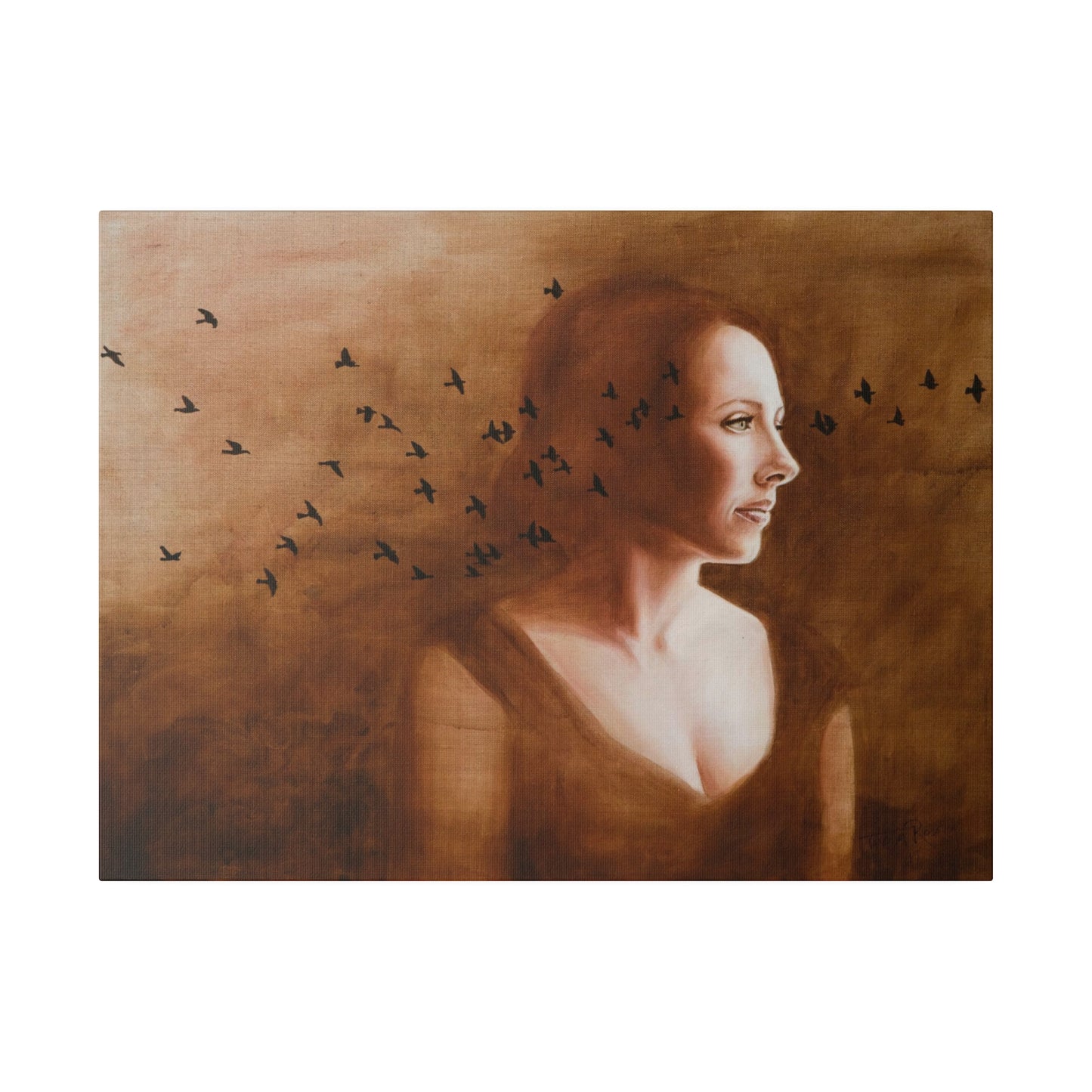 "Know in Part" - Original Painting by Takenya Rosetta, Stretched Canvas