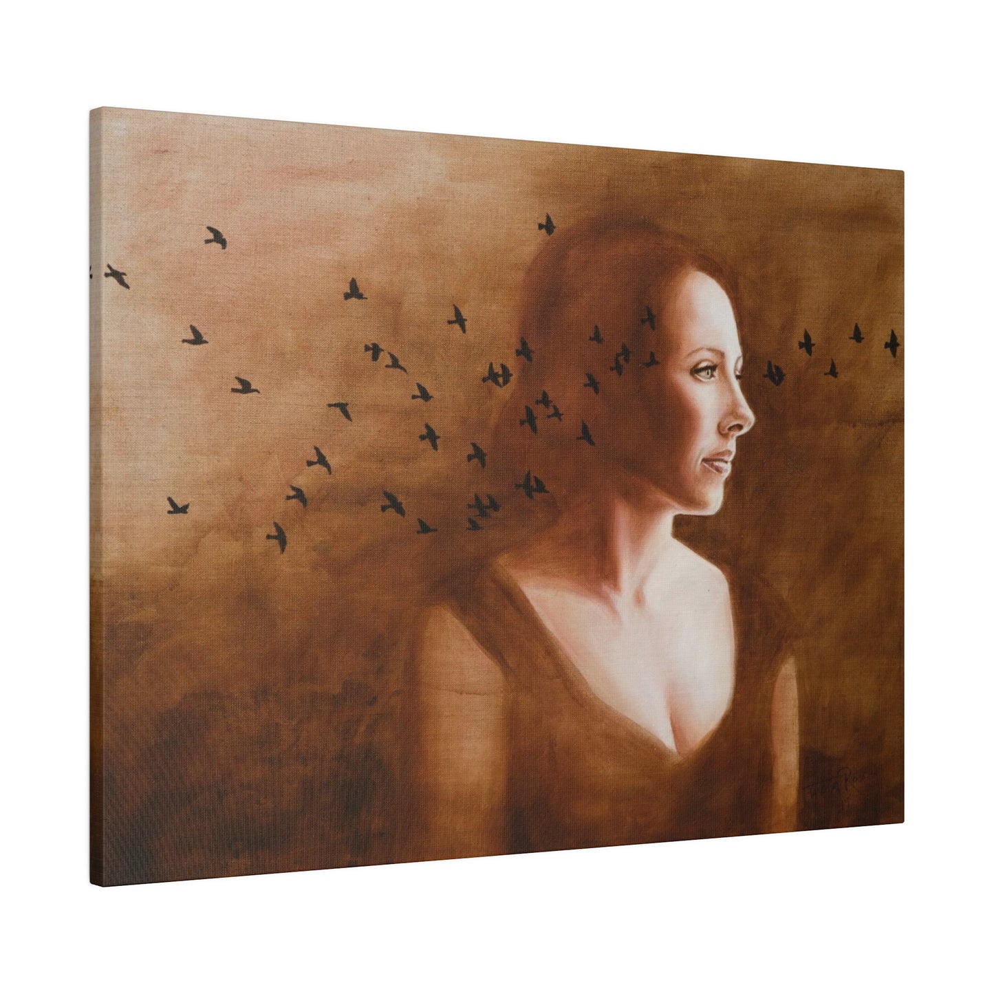 "Know in Part" - Original Painting by Takenya Rosetta, Stretched Canvas