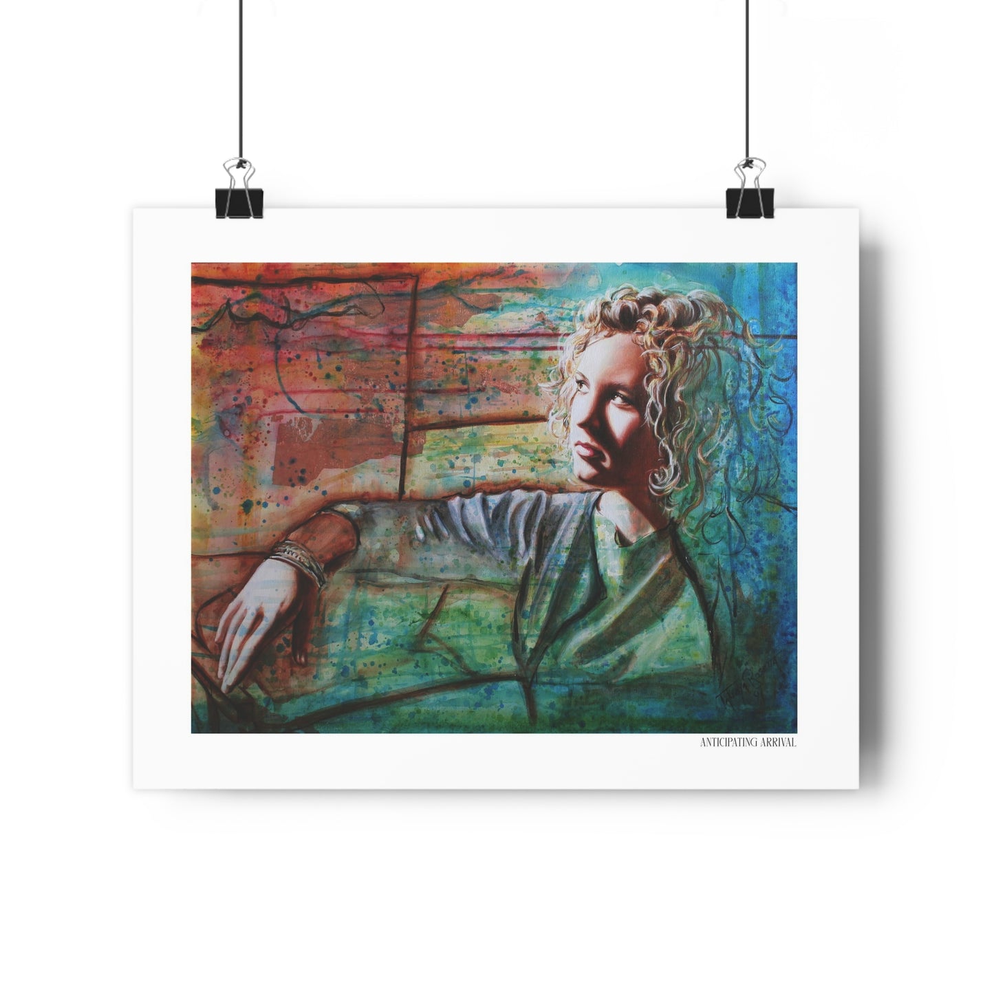 "Anticipating Arrival" Giclée Art Print by Takenya Rosetta