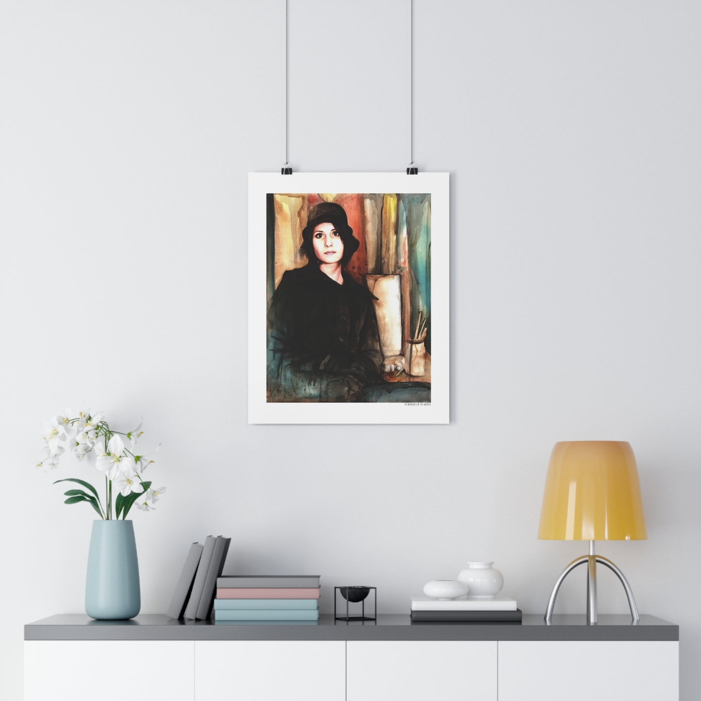 "Portrait of an Artist" Giclée Art Print by Takenya Rosetta