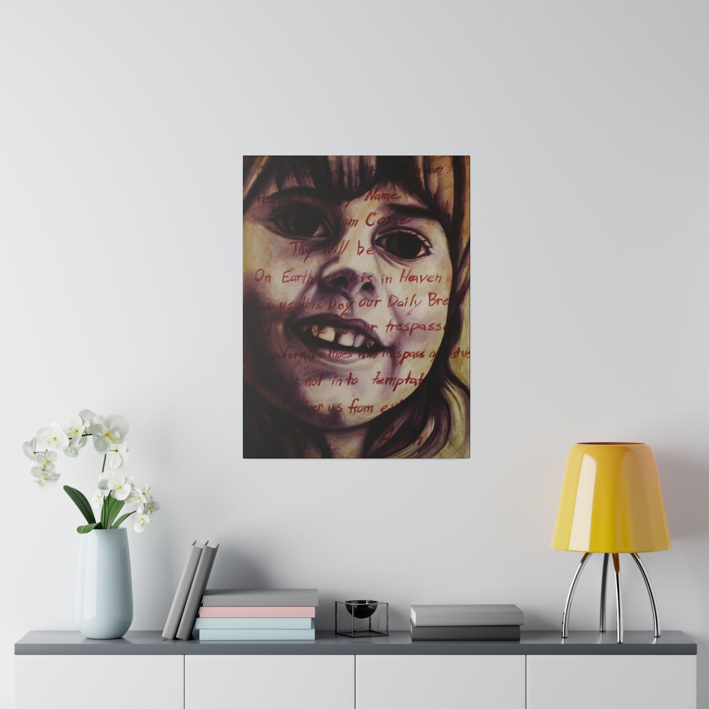 "My Dad" - Original Painting by Takenya Rosetta, Stretched Canvas