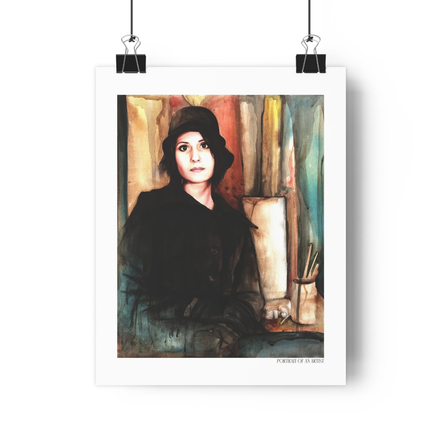 "Portrait of an Artist" Giclée Art Print by Takenya Rosetta