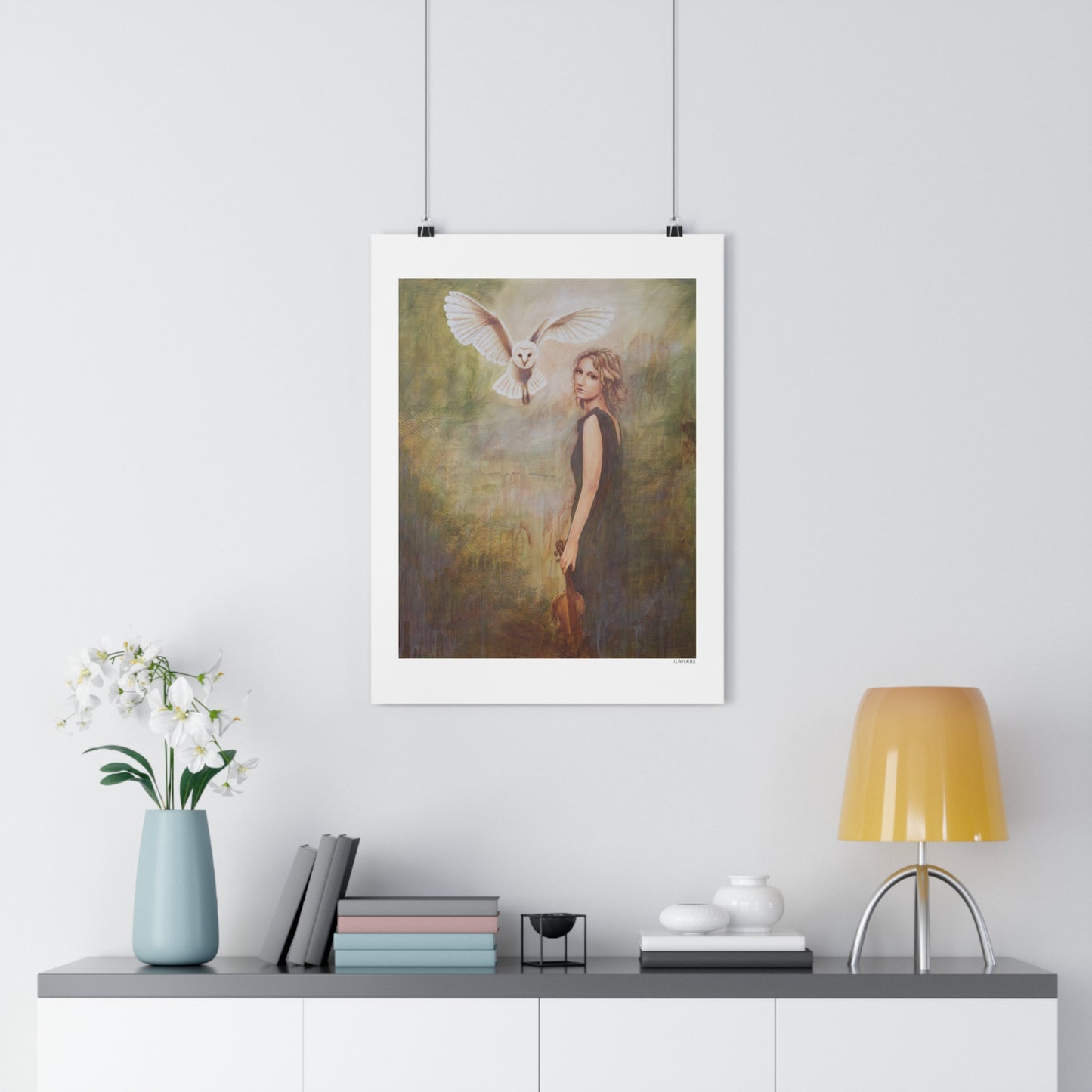 "Comforter" Giclée Art Print by Takenya Rosetta