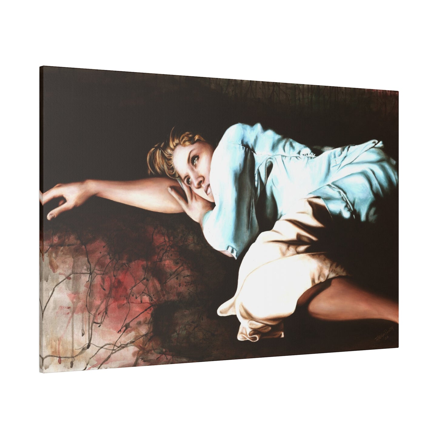 "Beautiful Creations" - Original Painting by Takenya Rosetta, Stretched Canvas