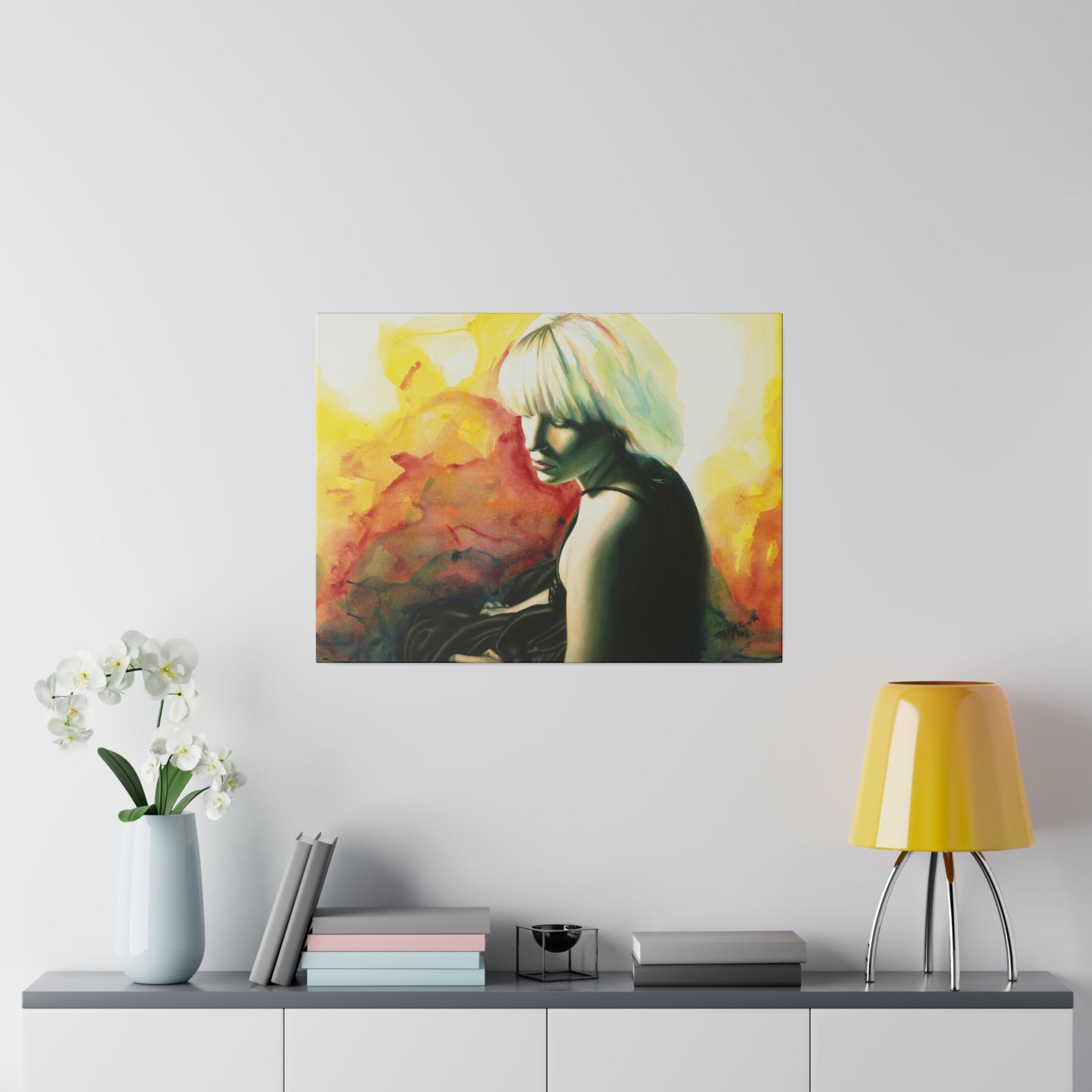 "Consolidate" - Original Painting by Takenya Rosetta, Stretched Canvas