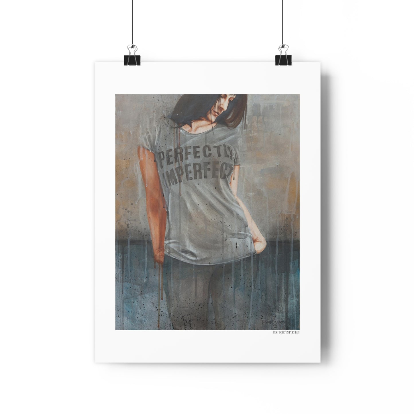 "Perfectly Imperfect" Giclée Art Print by Takenya Rosetta