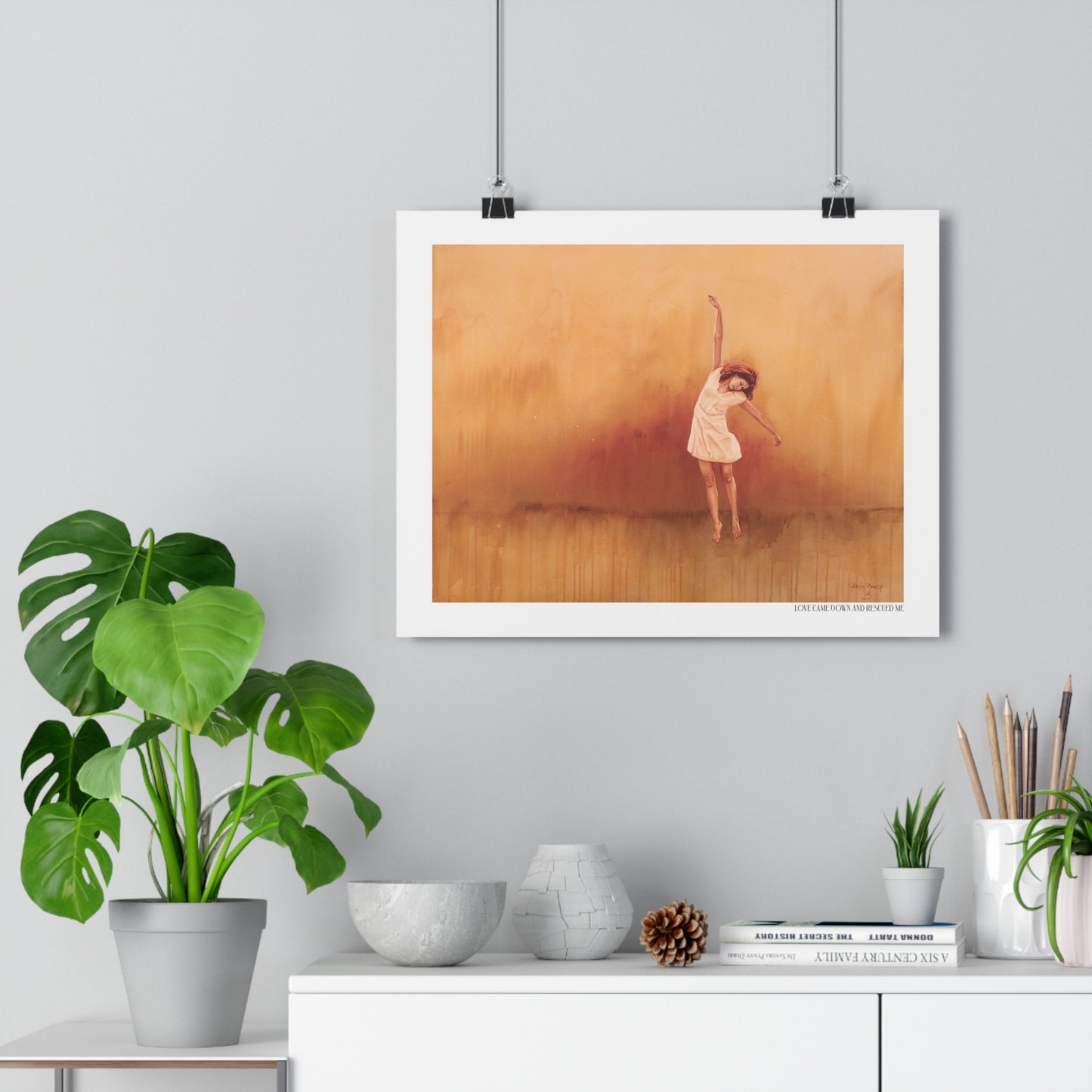 "Love Came Down and Rescued Me" Giclée Art Print by Takenya Rosetta