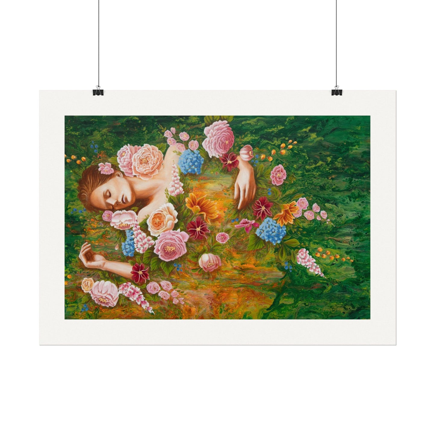 Experiencing Growth: Overflowing from Within – Fine Art Print by Takenya Rosetta