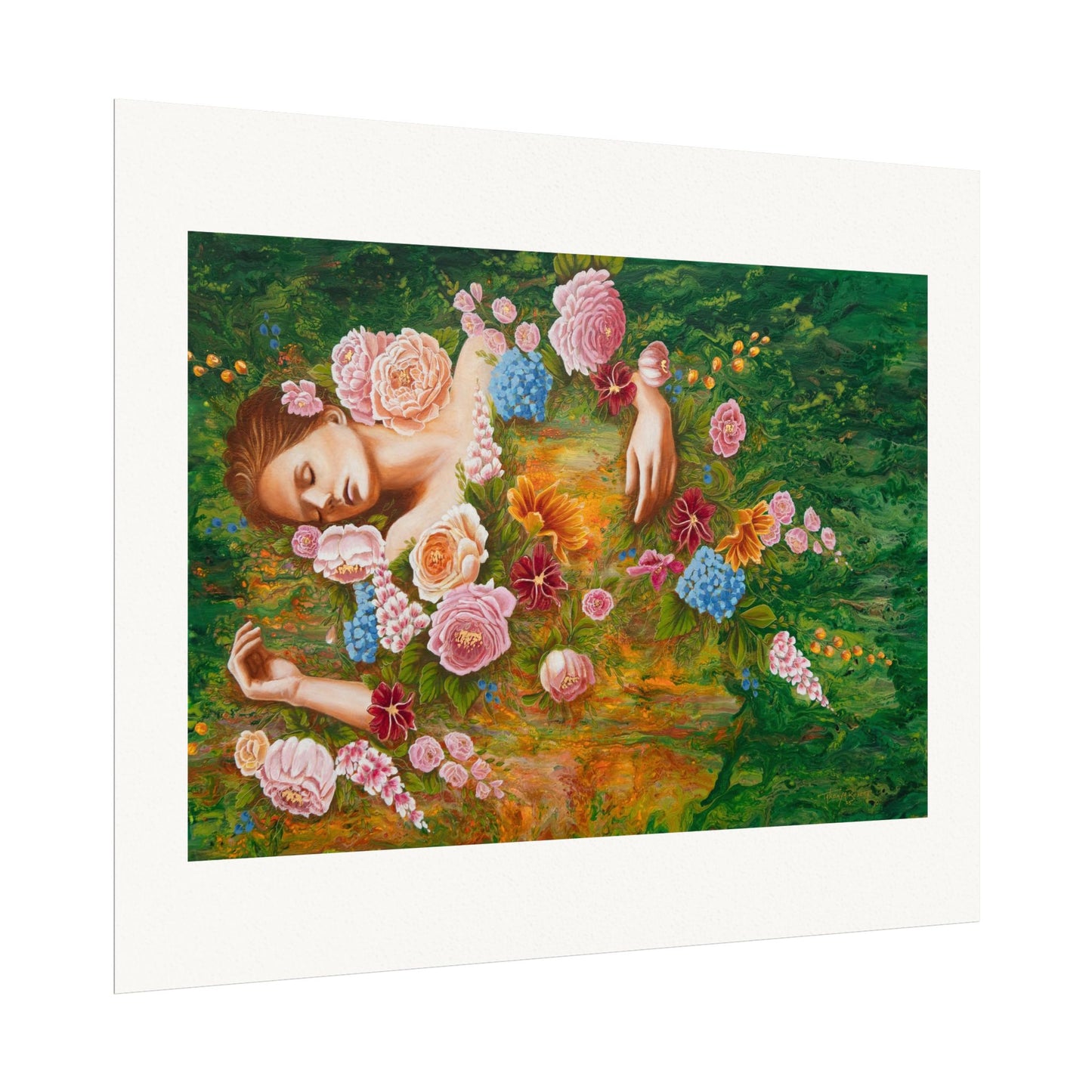 Experiencing Growth: Overflowing from Within – Fine Art Print by Takenya Rosetta