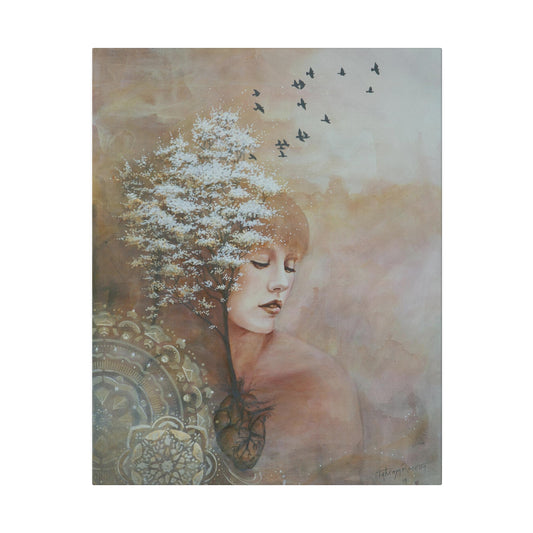 "Growth" - Original Painting by Takenya Rosetta, Stretched Canvas