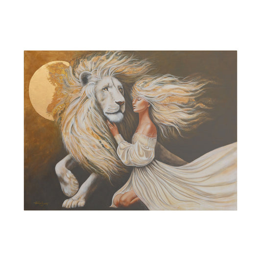 My Strength – Satin Canvas Print (24x32) by Takenya Rosetta