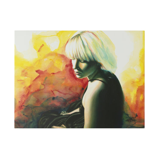 "Consolidate" - Original Painting by Takenya Rosetta, Stretched Canvas