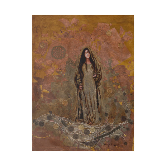 "In The World But Not Of It" - Original Painting by Takenya Rosetta, Stretched Canvas