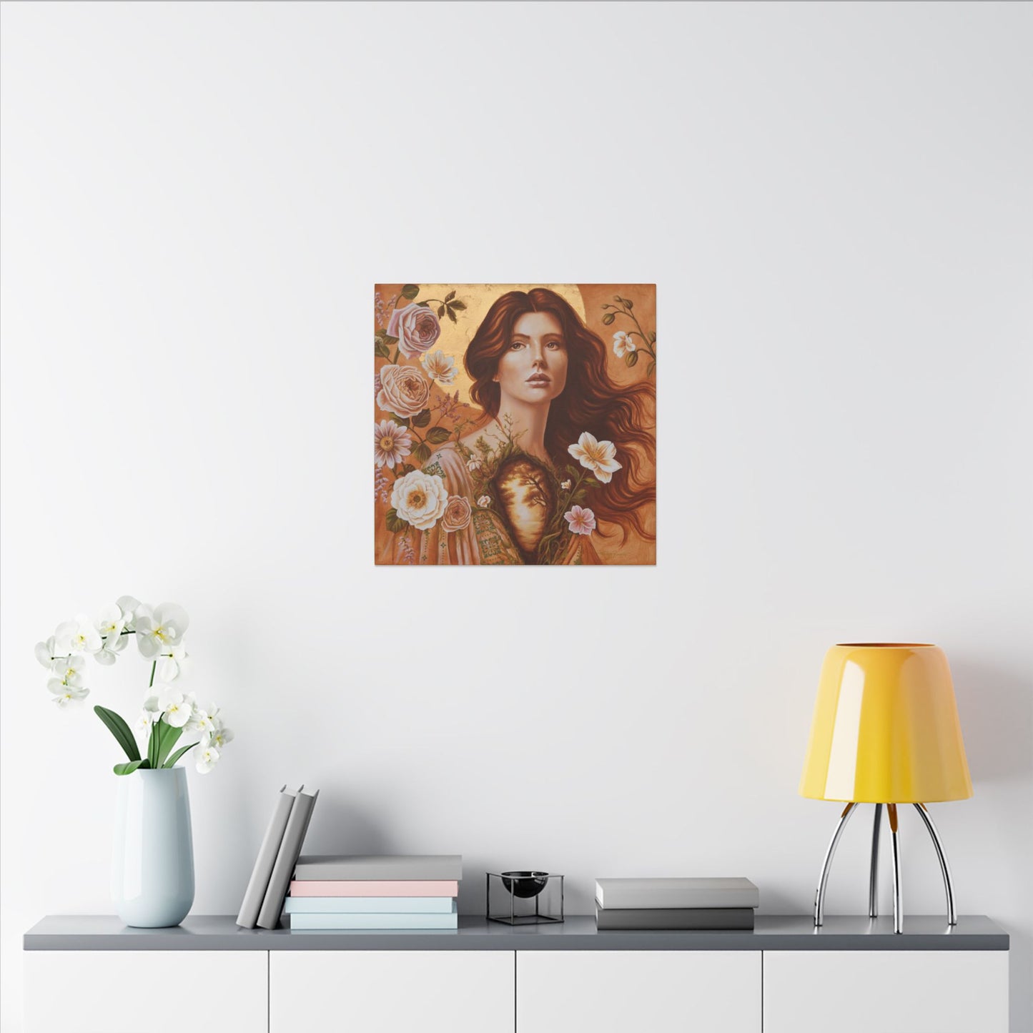 Experiencing Growth: Eden – Satin Canvas Print (20x20) by Takenya Rosetta
