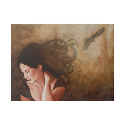 "Especially Fond of You" - Original Painting by Takenya Rosetta, Stretched Canvas